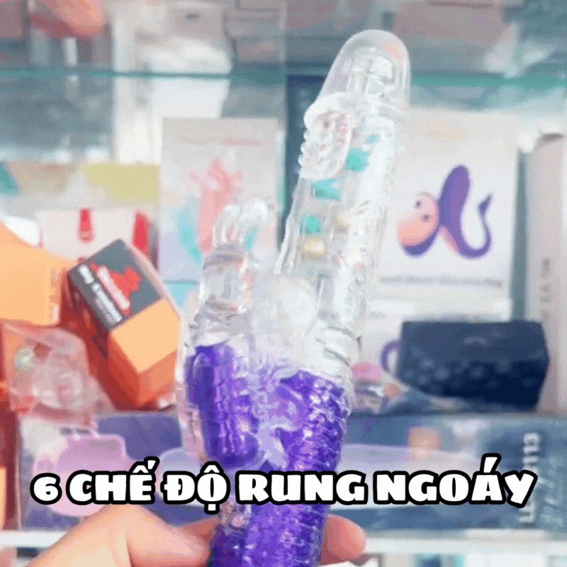 Dương vật giả rung xoay có nhánh Libo duong vat gia rung xoay co nhanh libo