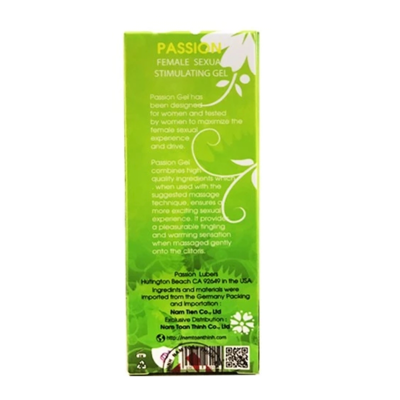 Gel tăng khoái cảm cho nữ Passion Gel tăng khoái cảm cho nữ Passion