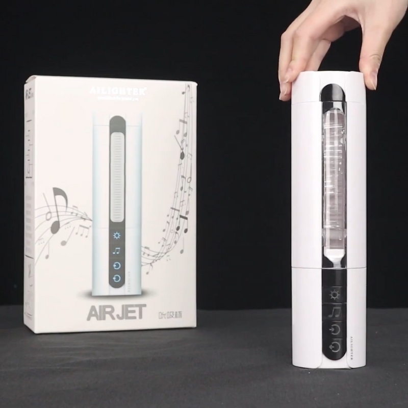 Âm đạo giả rung rên co bóp Ailighter Airjet