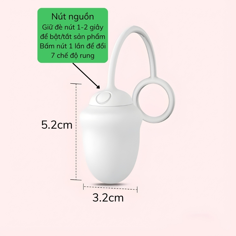 Trứng rung 7 chế độ Drywell Scarlett