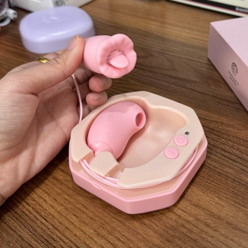 Máy bú liếm 10 chế độ Roselex Laulux