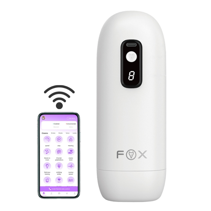 Cốc thủ dâm rung hút điều khiển App Fox M70