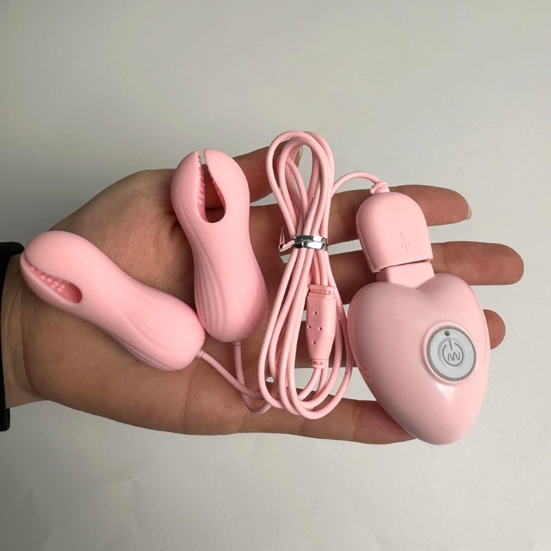 Trứng rung núm vú MizzZee Double Shock