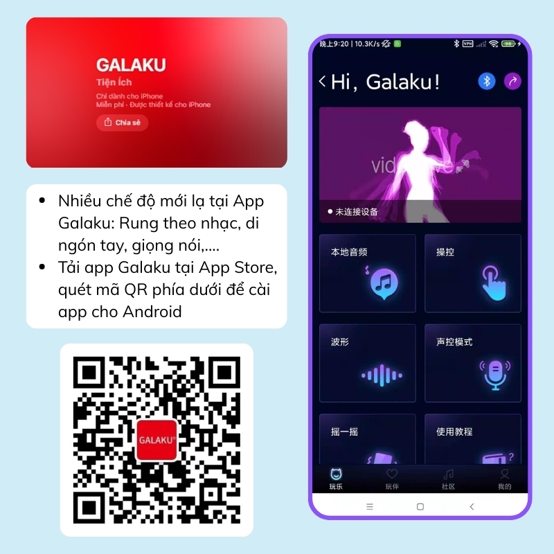 Cốc thủ dâm điều khiển app Galaku Rotating Suck