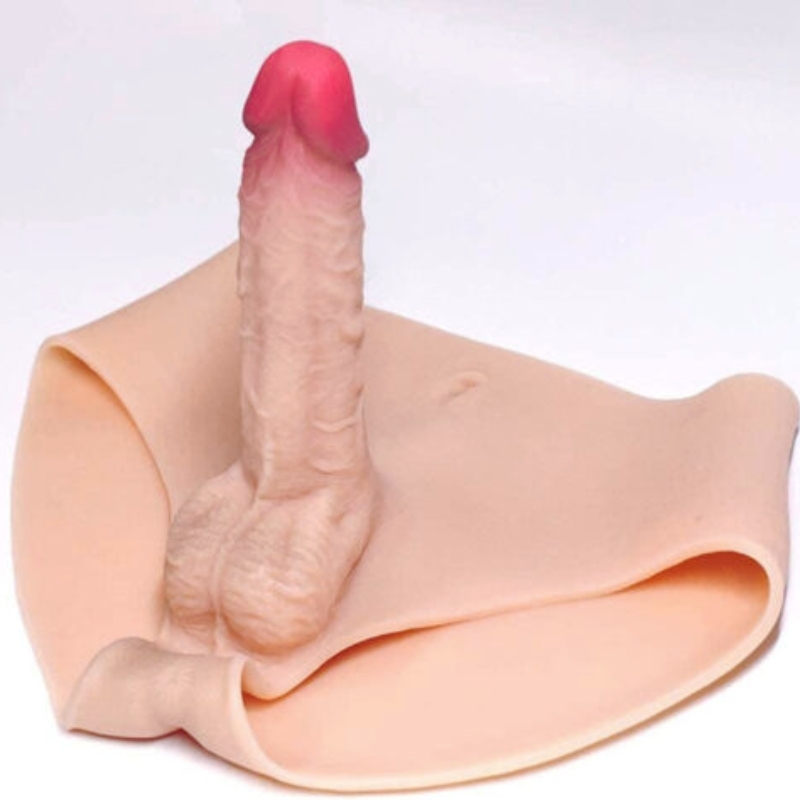 Cu giả liền quần cho les Jiuai Wear Dildo